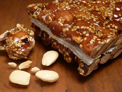 Turrón de Guirlache con Sésamo